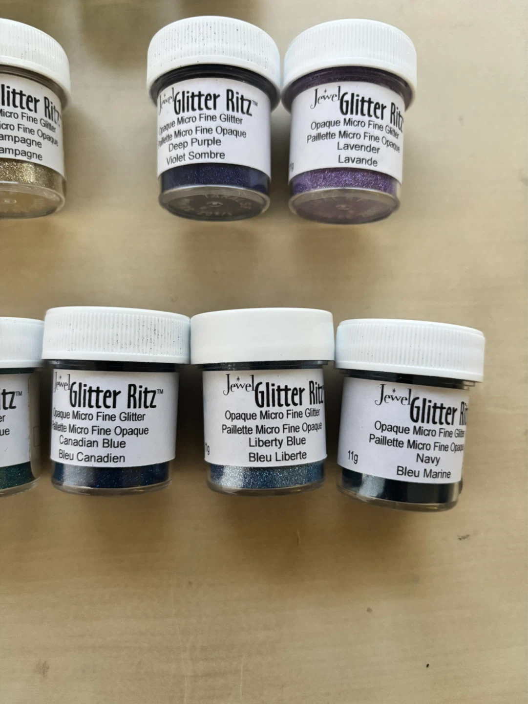 Jewel Glitter Ritz opaque micro fine glitter set - photo 3