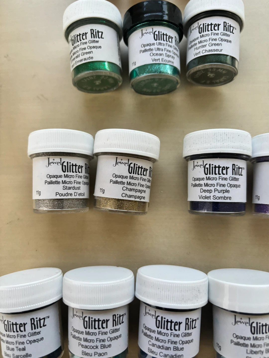 Jewel Glitter Ritz opaque micro fine glitter set - photo 4