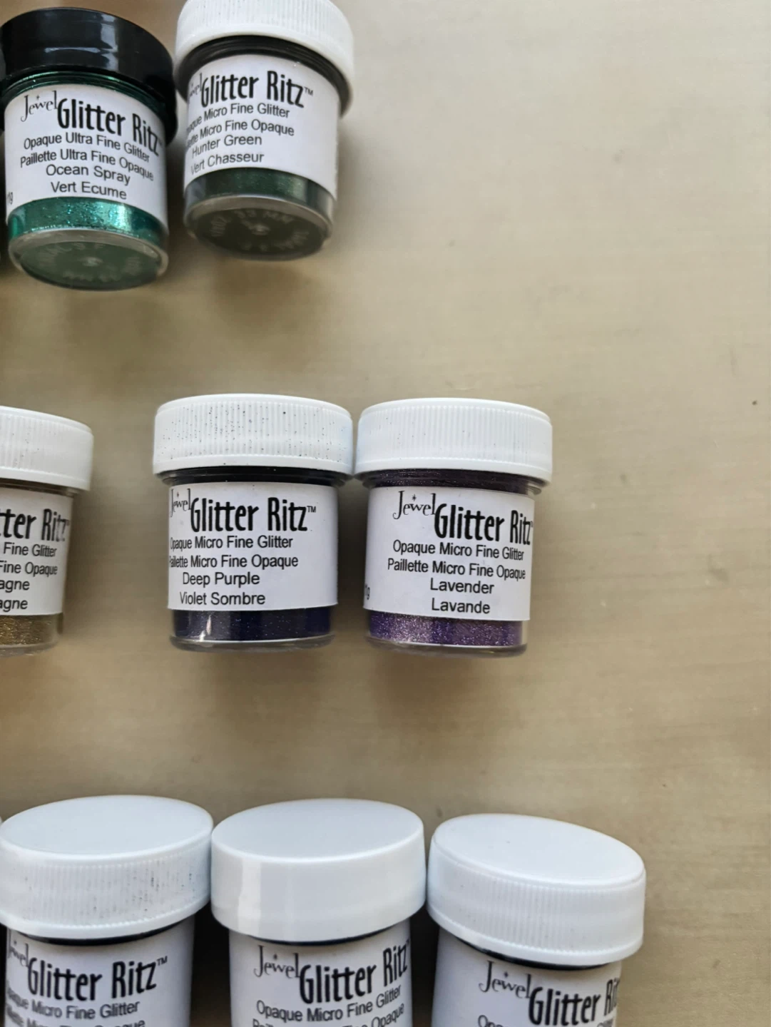 Jewel Glitter Ritz opaque micro fine glitter set - photo 5
