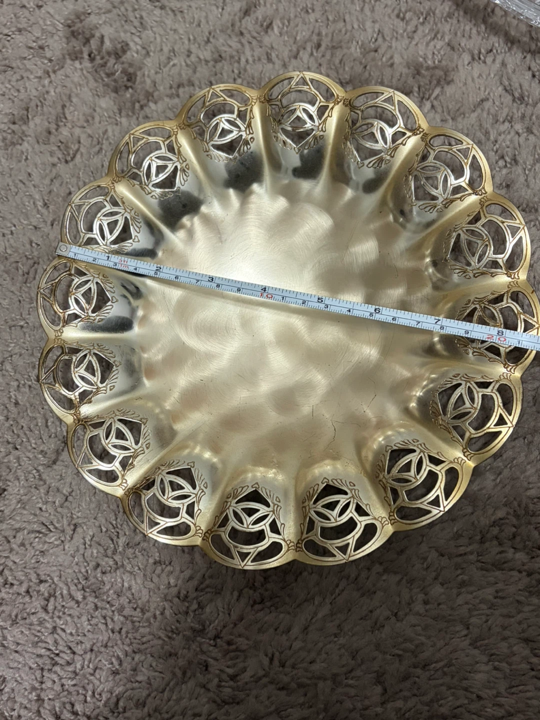 Reichart W. Germany EP Brass Decorative Bowl - photo 3