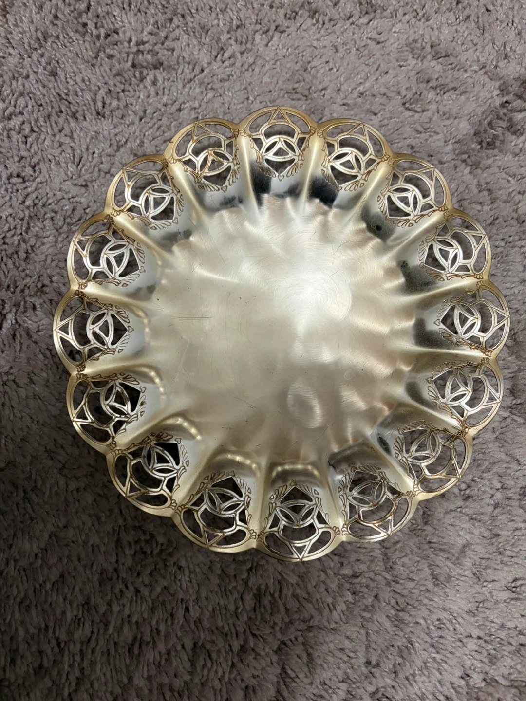 Reichart W. Germany EP Brass Decorative Bowl