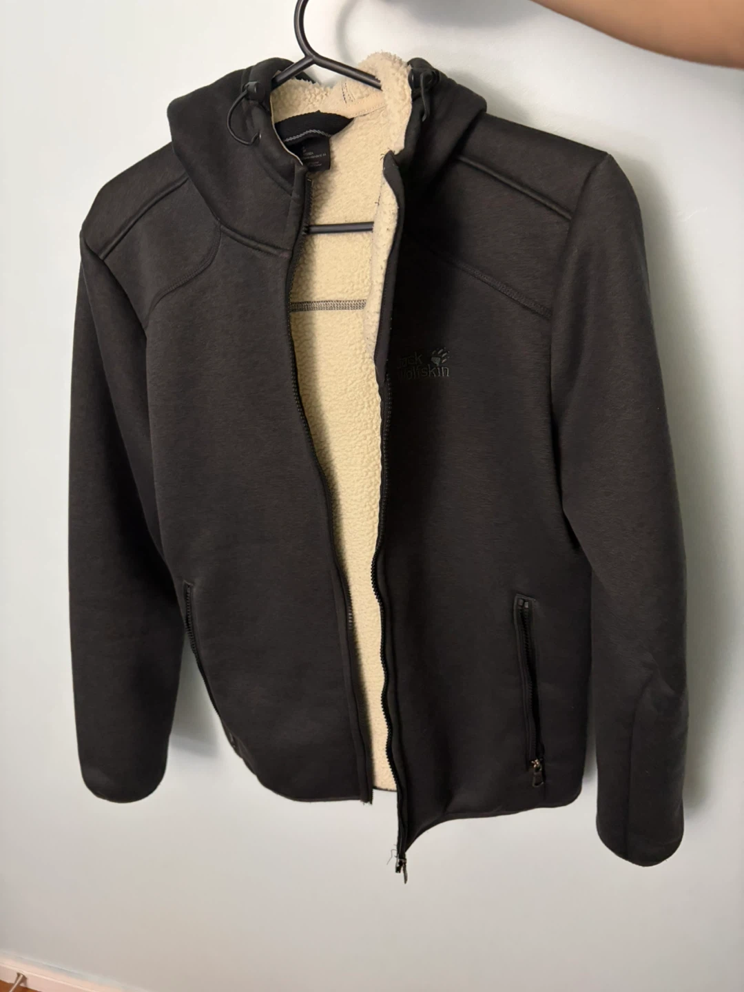 Jack Wolfskin Men's Fleece Lined Hoodie - Size S