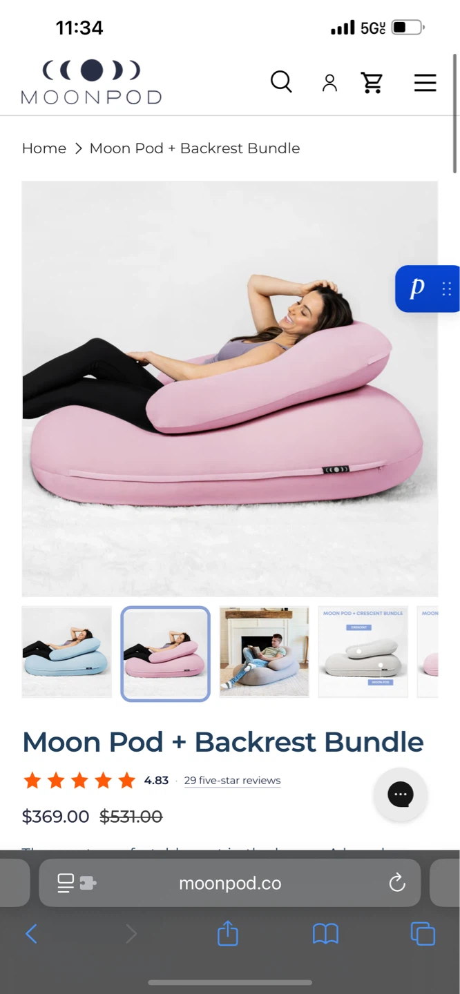 Moon Pod + Backrest Bundle