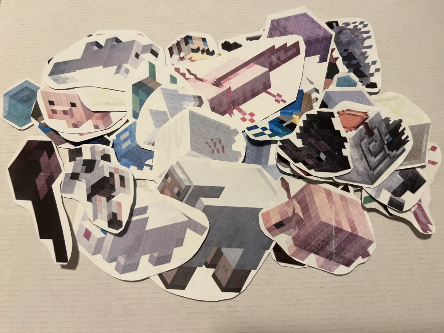 Assorted Minecraft Stickers ($1 for 15)