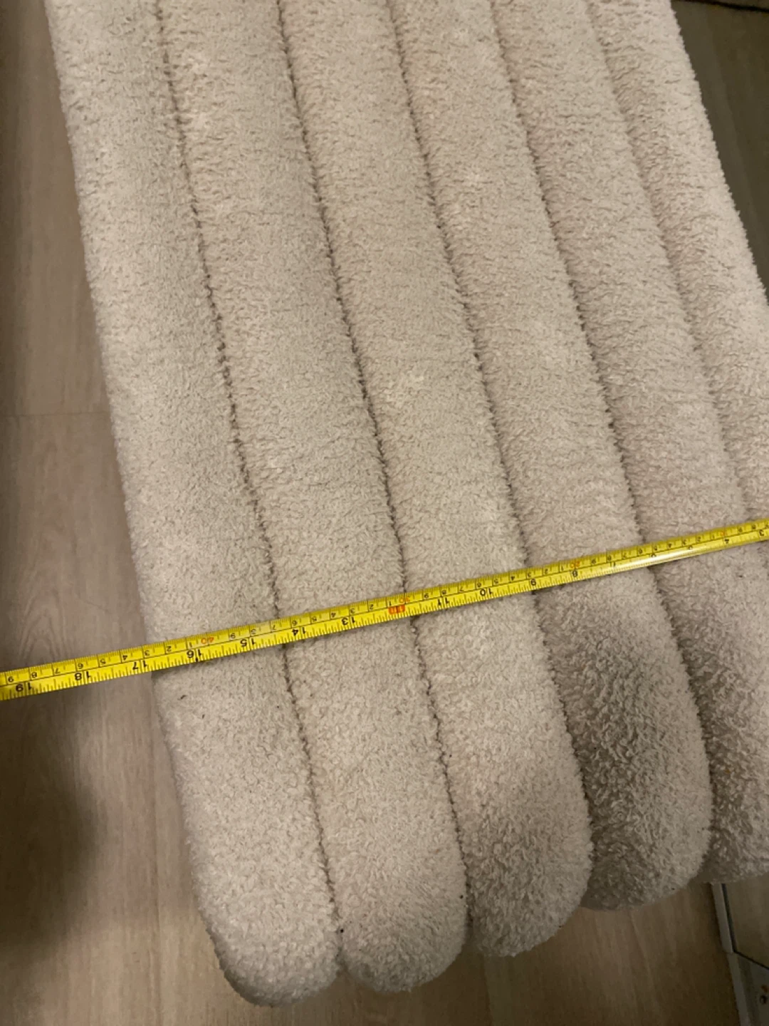 Cream Padded Ottoman Bench - photo 5