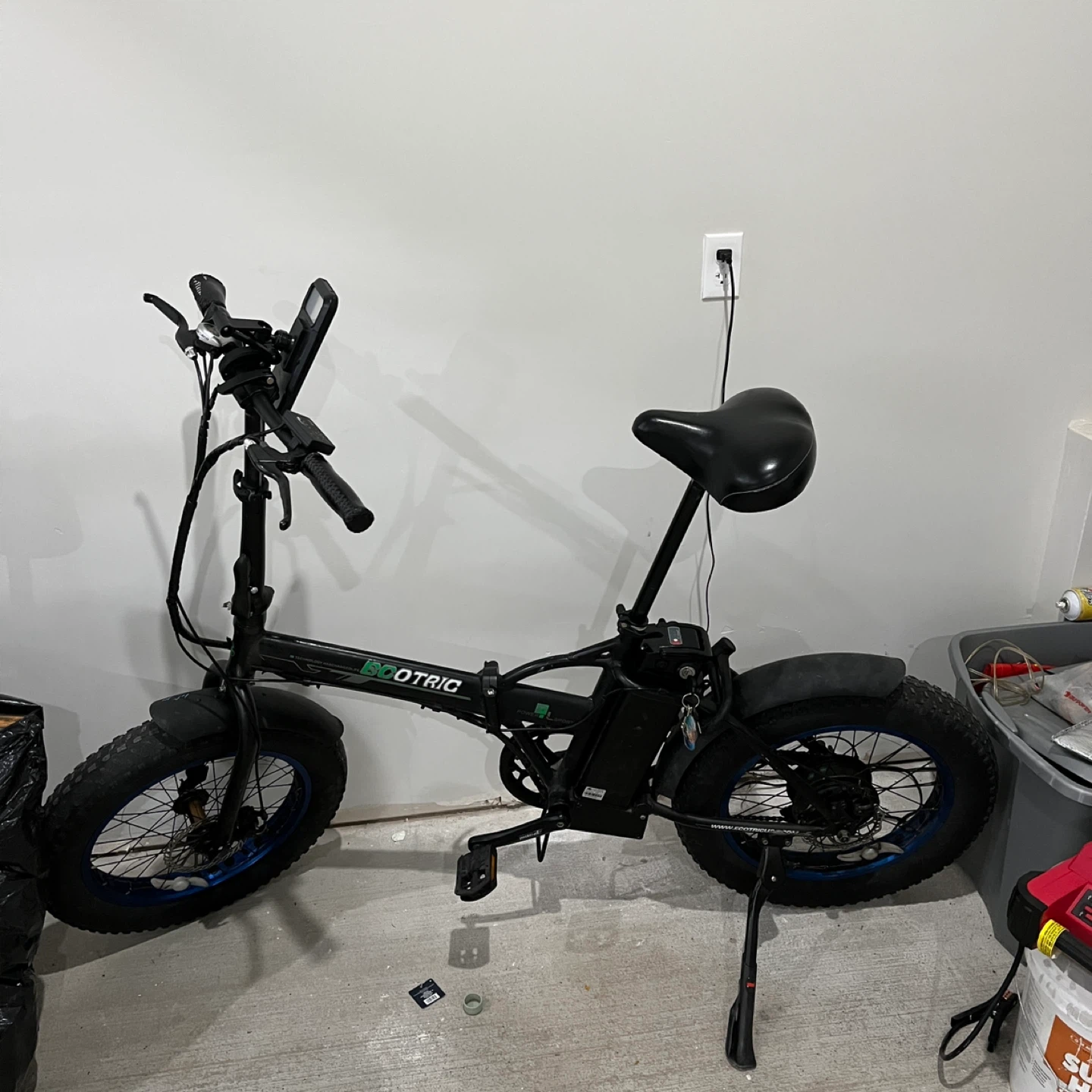 ECOTRIC Folding Electric Bike with your charger