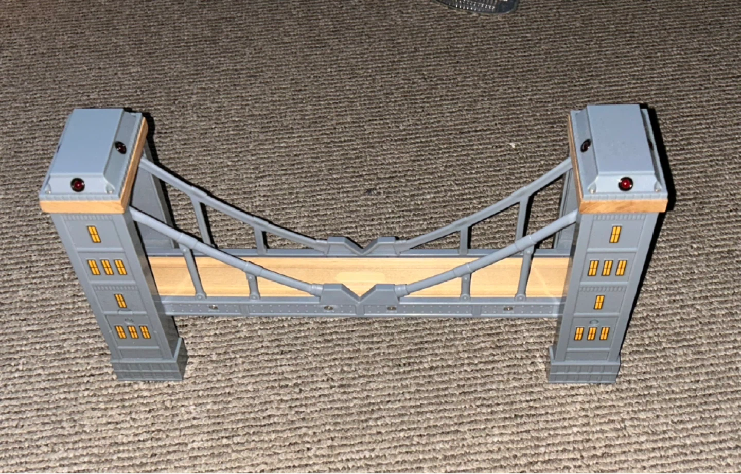 Toy Train Suspension Bridge
