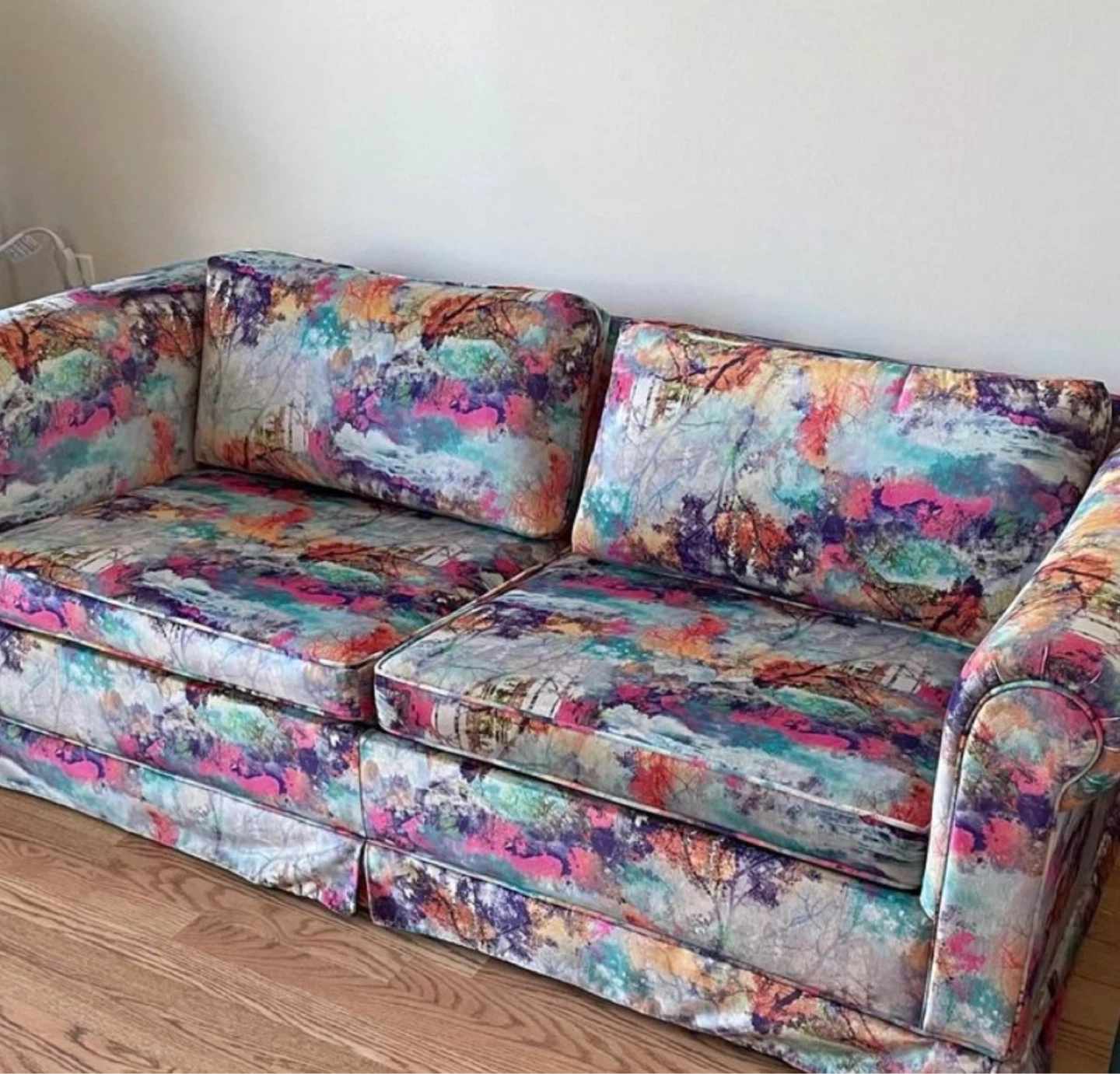 Vibrant Abstract Pattern Sofa