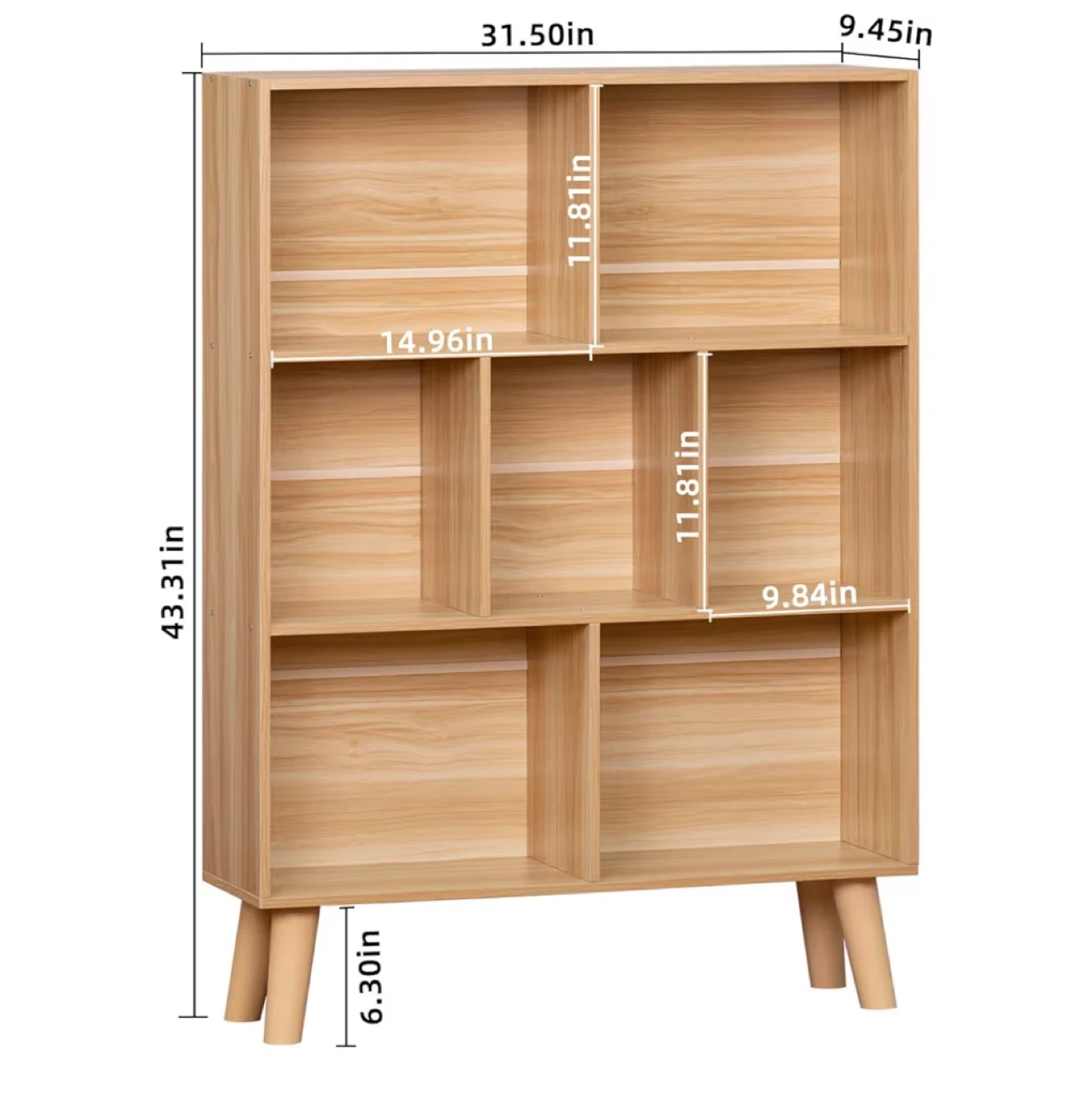 Wooden Bookshelf - photo 2