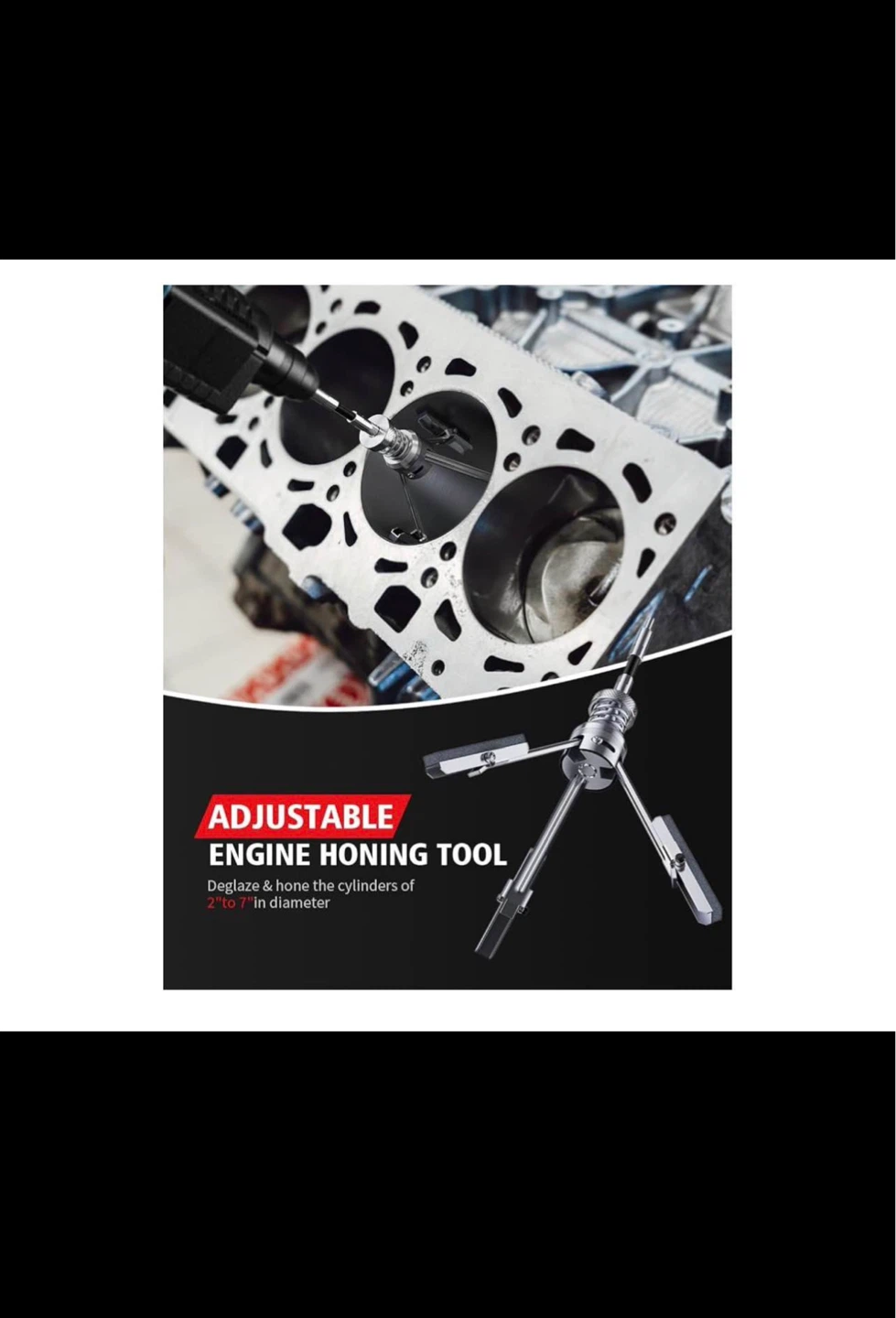 Kolvoii Engine Cylinder Hone Tool Kit - photo 2