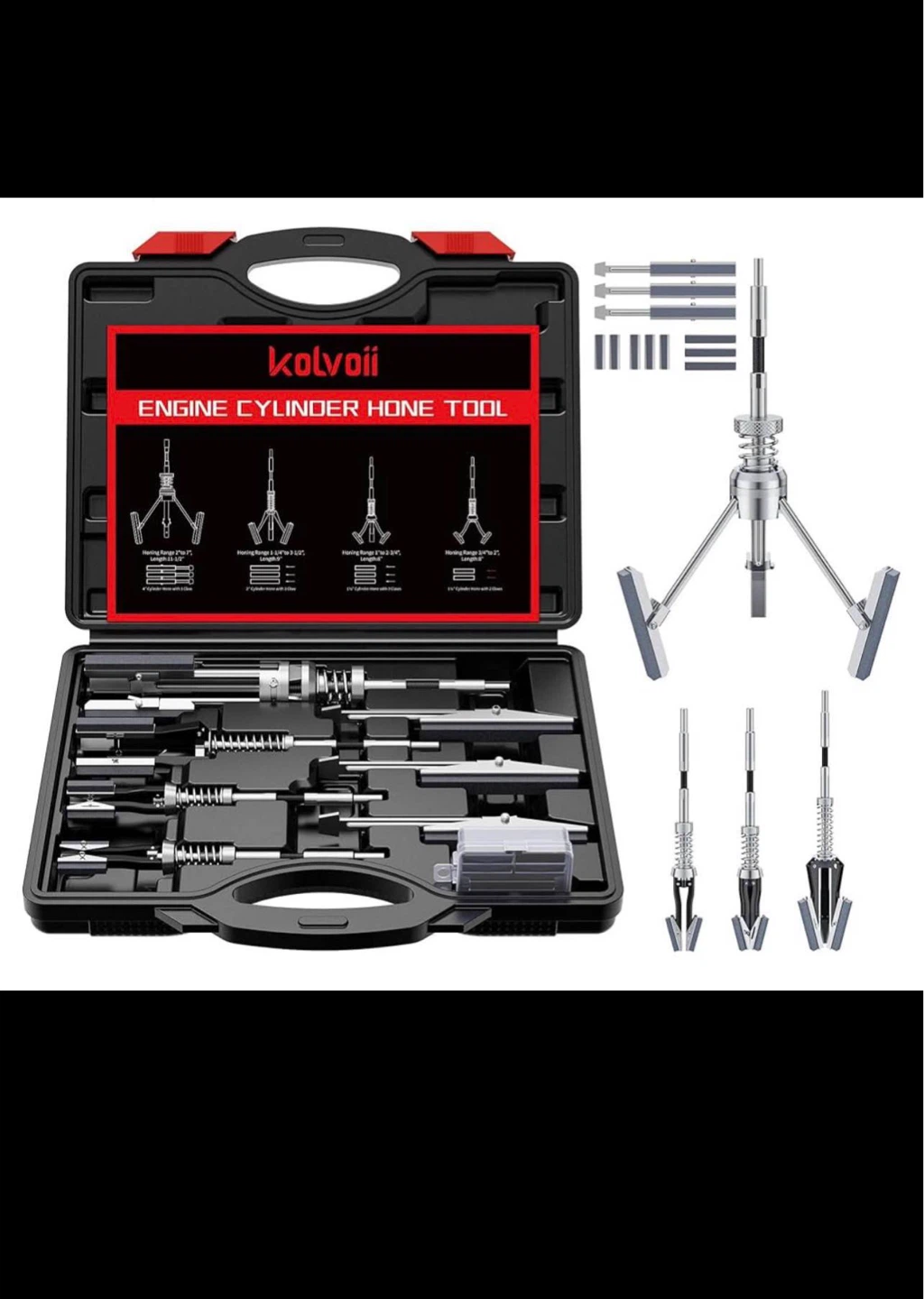 Kolvoii Engine Cylinder Hone Tool Kit