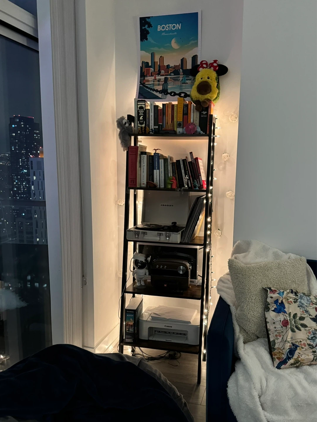5-Tier Leaning Bookshelf - photo 2