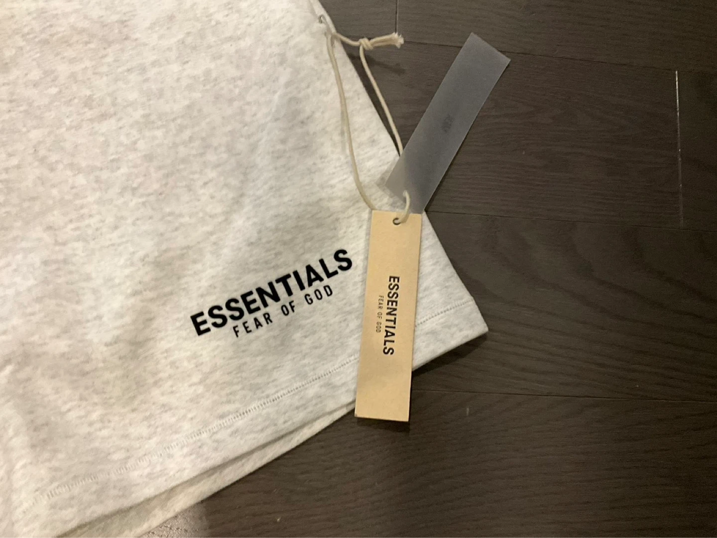 Fear of God Essentials Grey Sweatshorts - photo 2