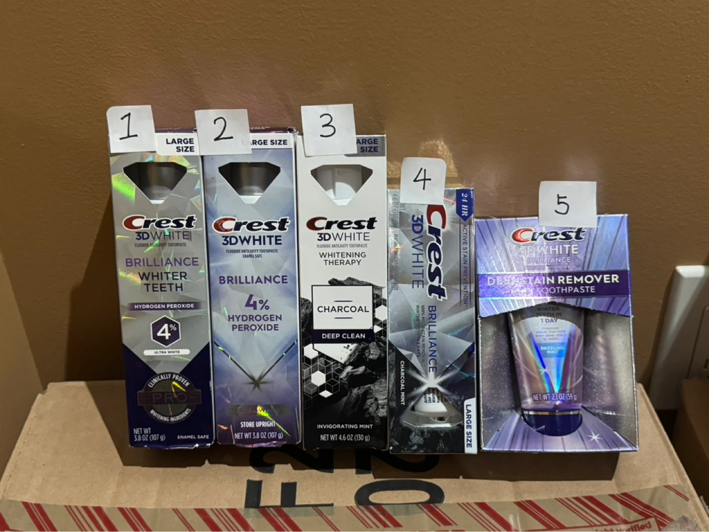 Crest 3D White Toothpaste