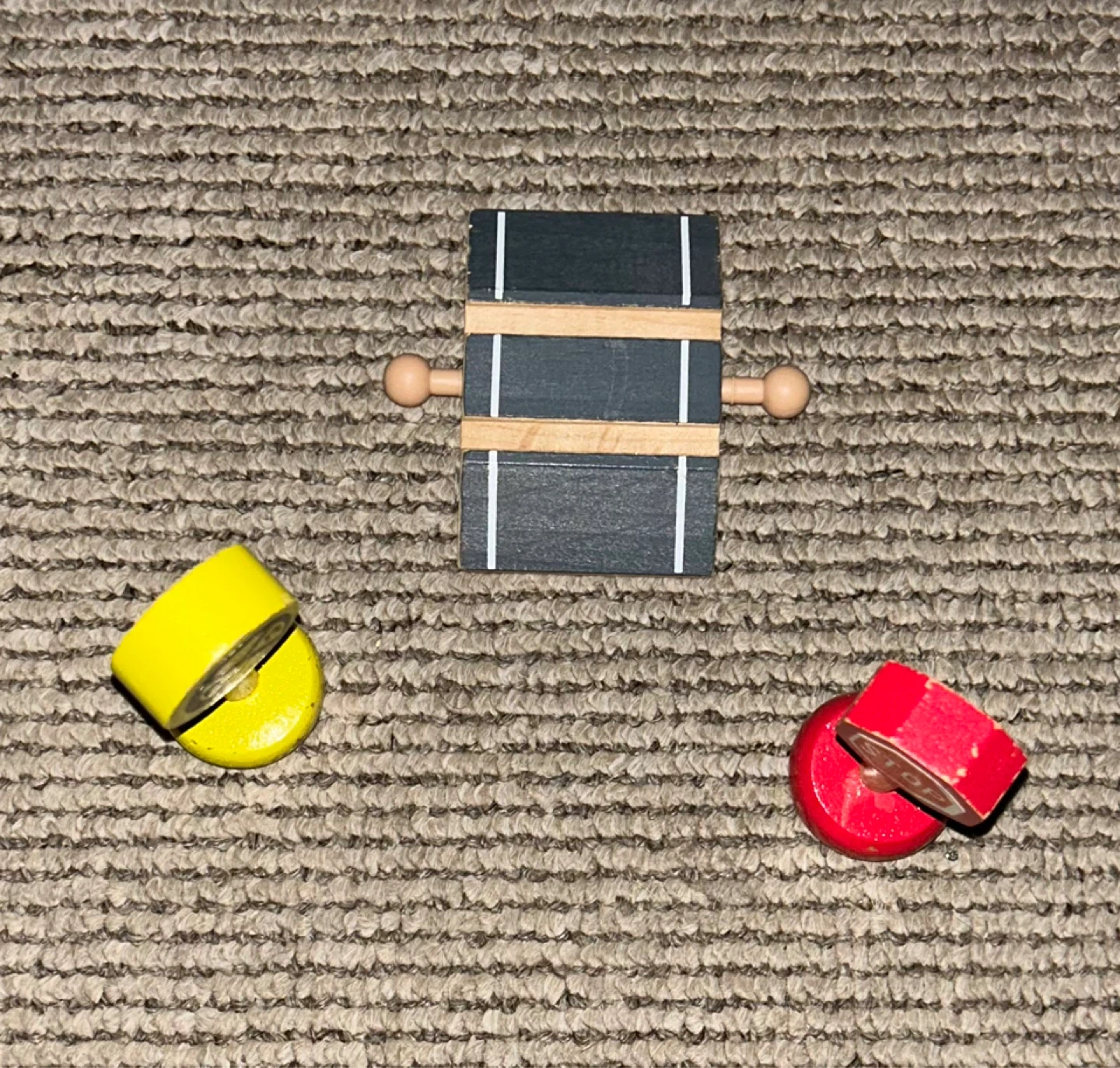 Wooden Train Crossing Set - photo 2