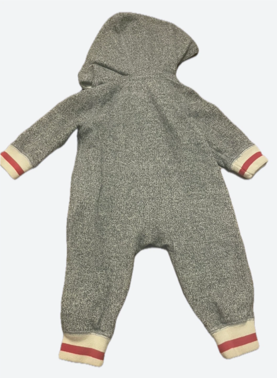 Roots Cabin Baby Bunting Suit 3-6M Grey - photo 3