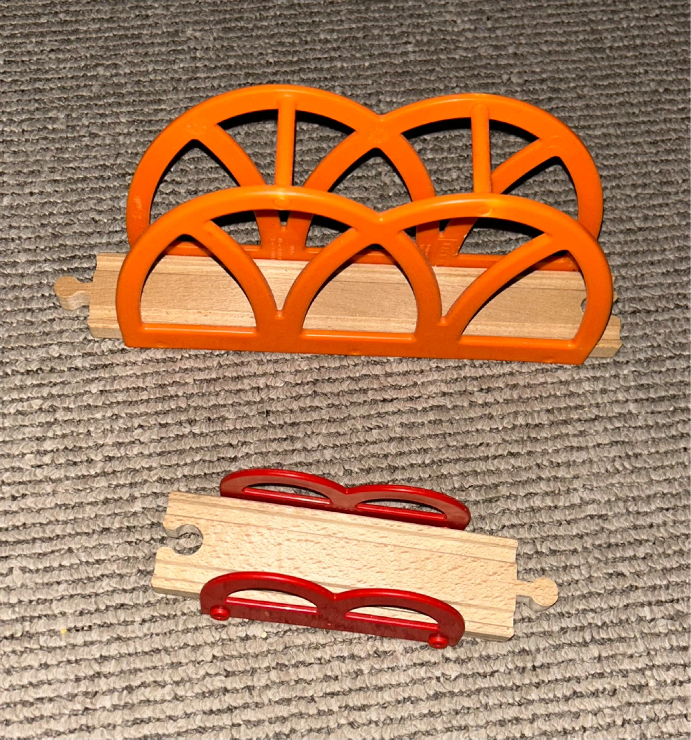 Two Wooden Train Bridges - photo 3