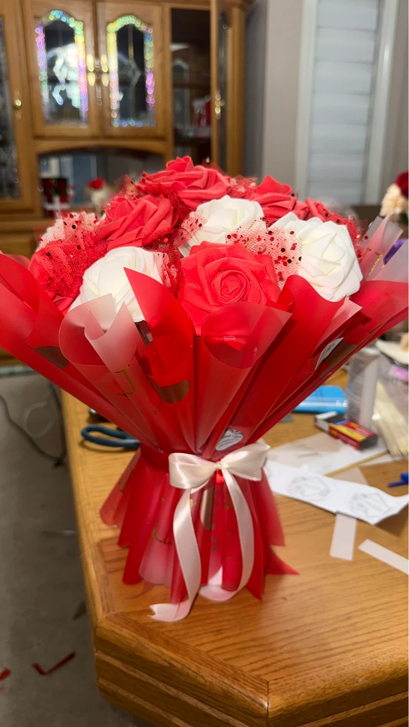 Chocolate and flower bouquets - photo 2