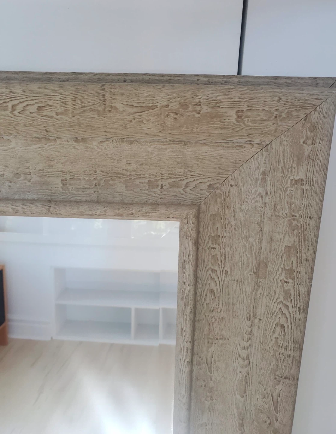 Large Wood Framed Mirror - photo 2