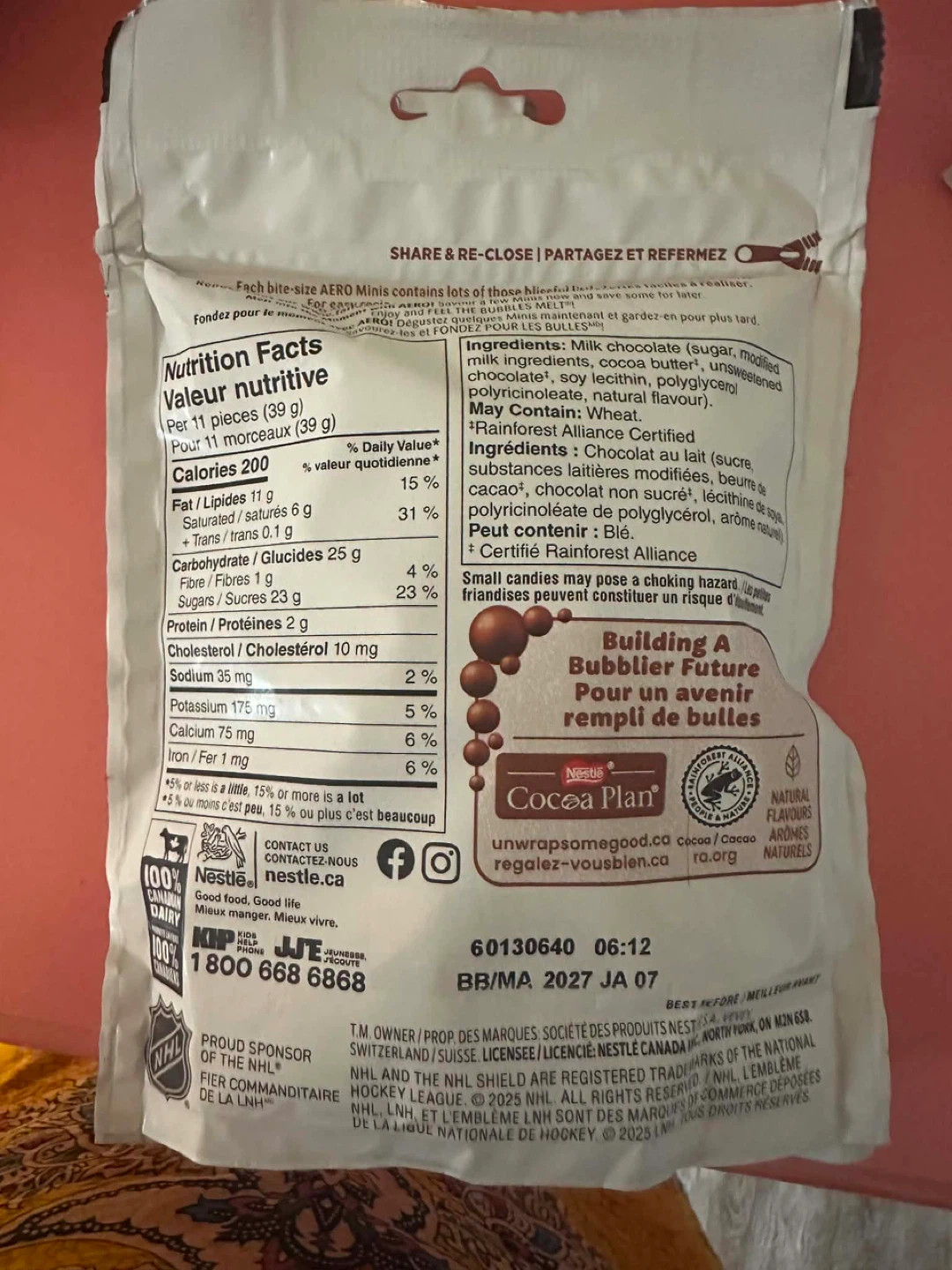 Nestle Aero Minis Milk Chocolate 135g - photo 3