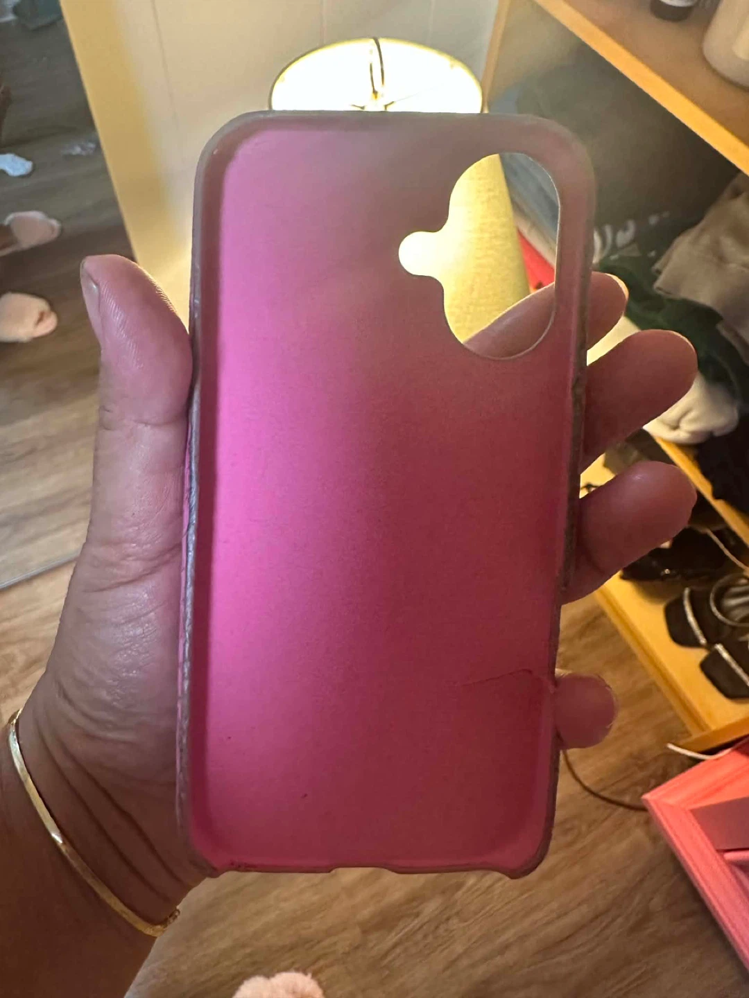 Pink Snake Print iPhone 16 Case - photo 2