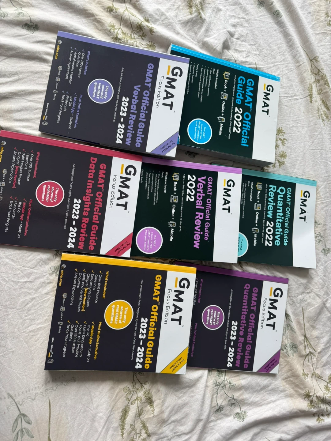 GMAT Official Study Guide Books (2022 & 2023-2024 Editions)
