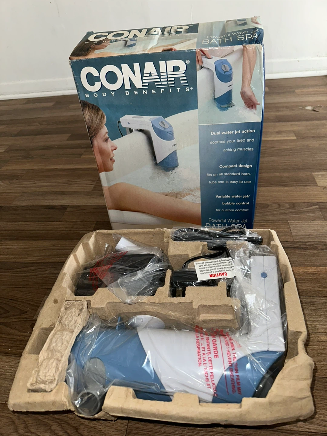 Conair Body Benefits Powerful Water Jet Bath Spa