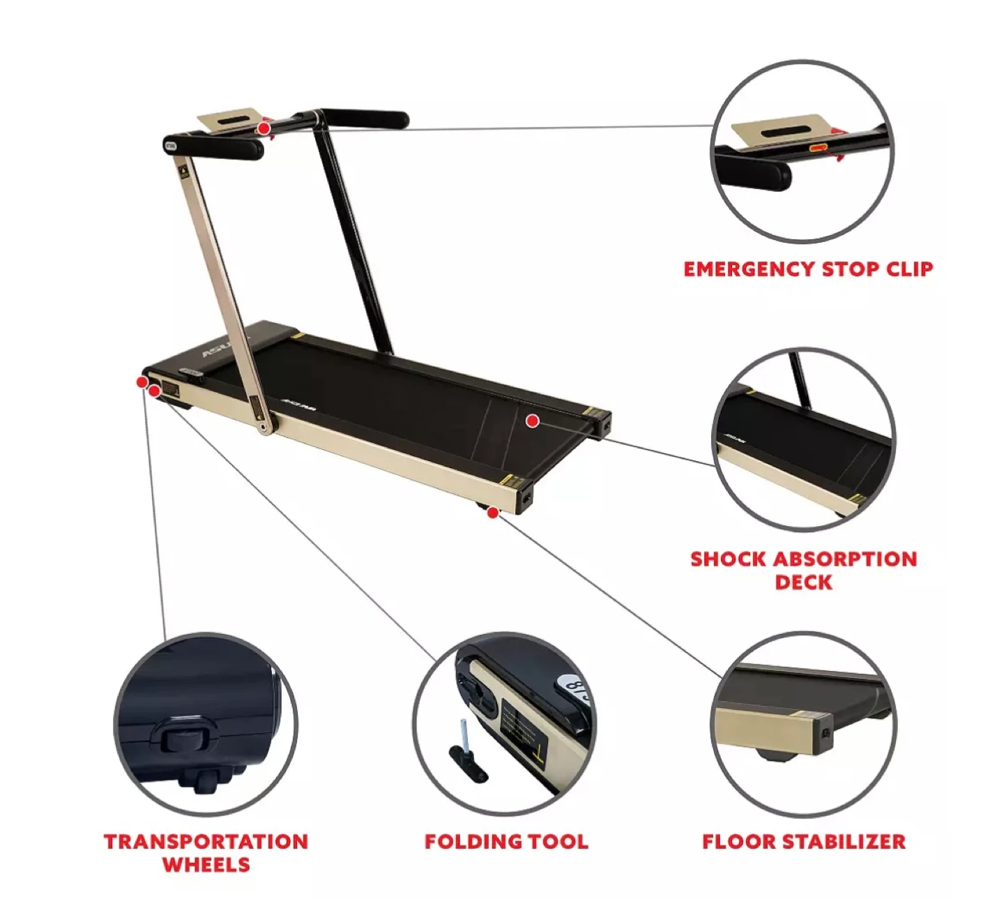 ASUNA 8739 Treadmill - photo 3
