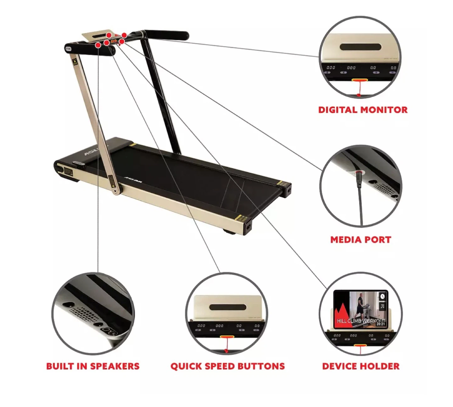 ASUNA 8739 Treadmill - photo 4
