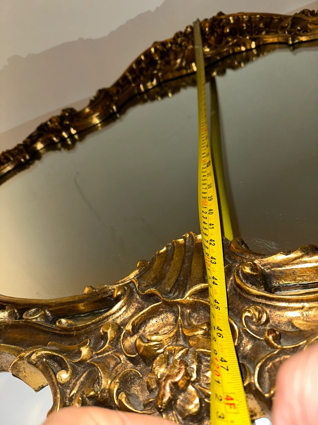 Ornate Gold Baroque Style Mirror - photo 3