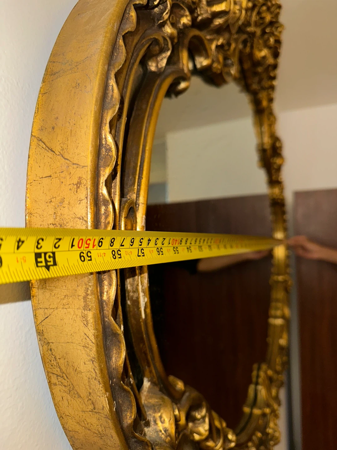 Ornate Gold Baroque Style Mirror - photo 4