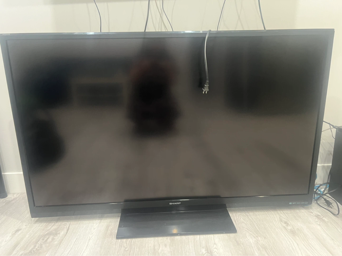Sharp Black Flat Screen TV