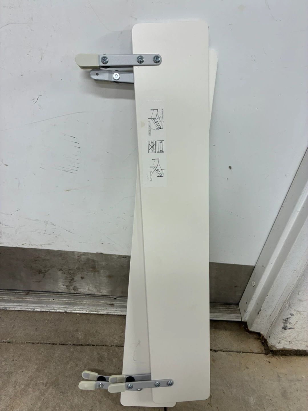 IKEA White Folding Chair