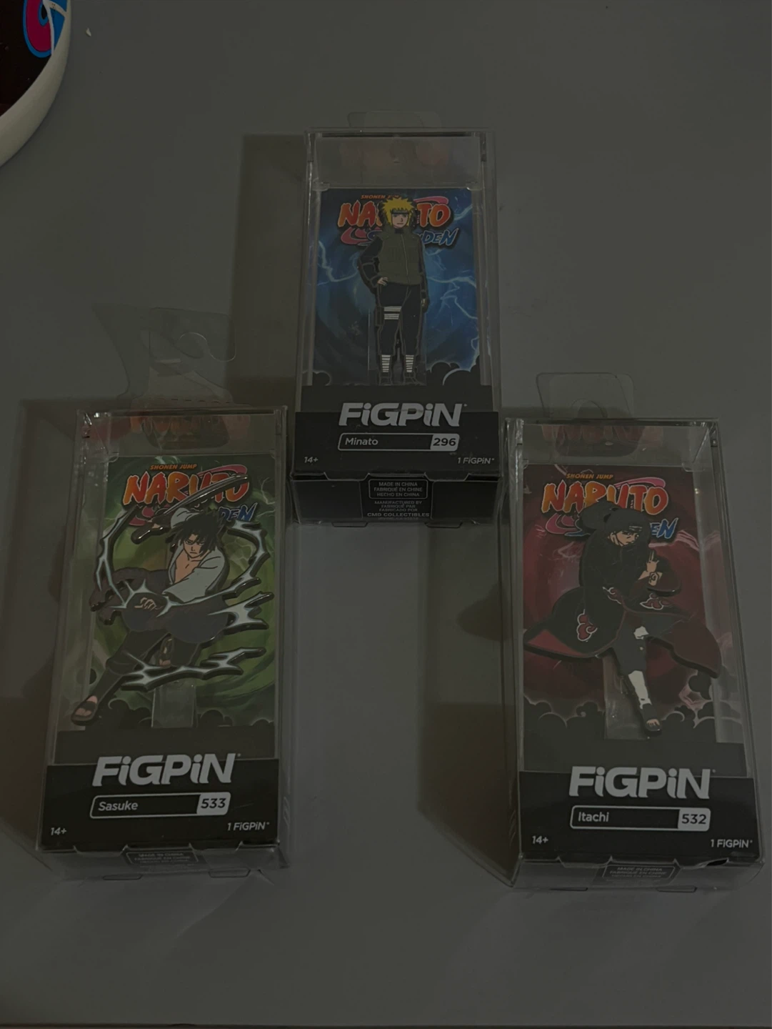 FIGPIN Naruto Character Pins (Sasuke, Itachi, Minato) - photo 2