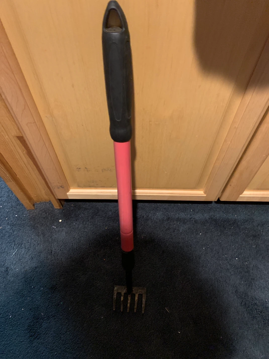Garden Hand Rake with Pink Handle