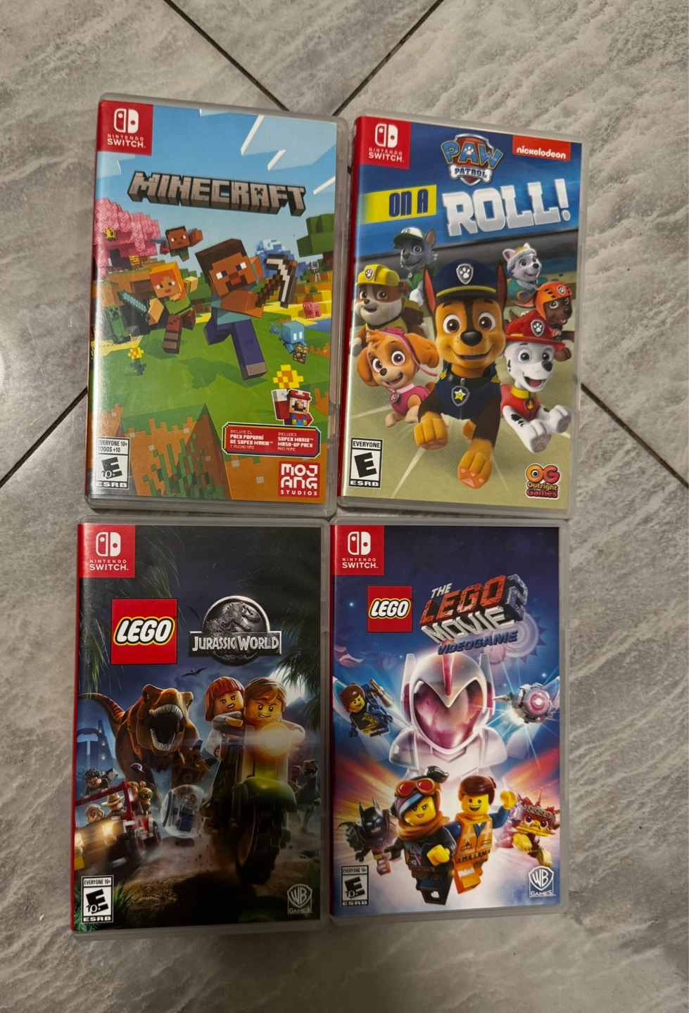 4 Nintendo Switch Video Games