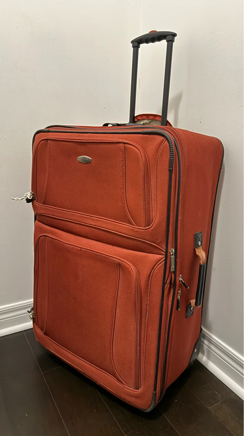 Large Orange Luggage - photo 2