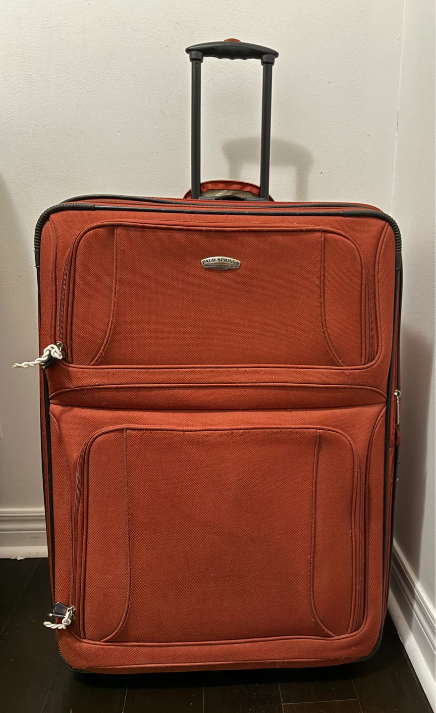 Large Orange Luggage