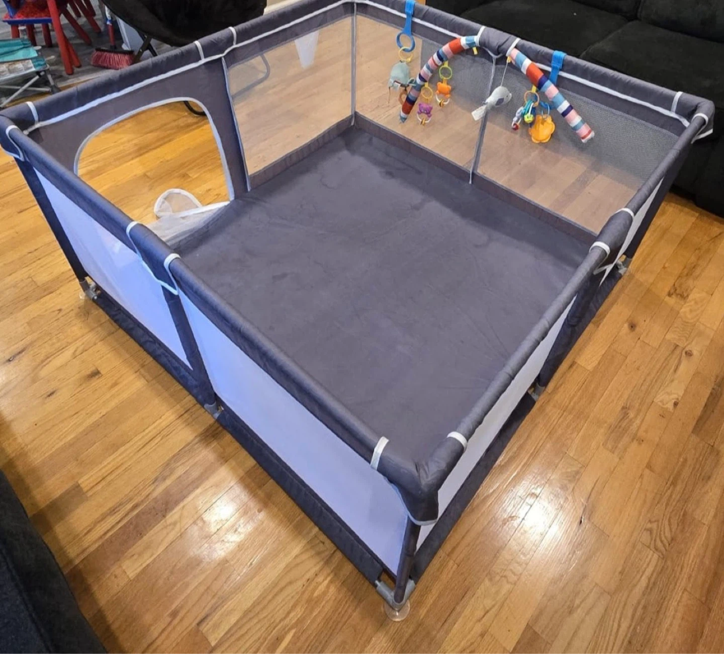 Grey Playpen with Toys - photo 5
