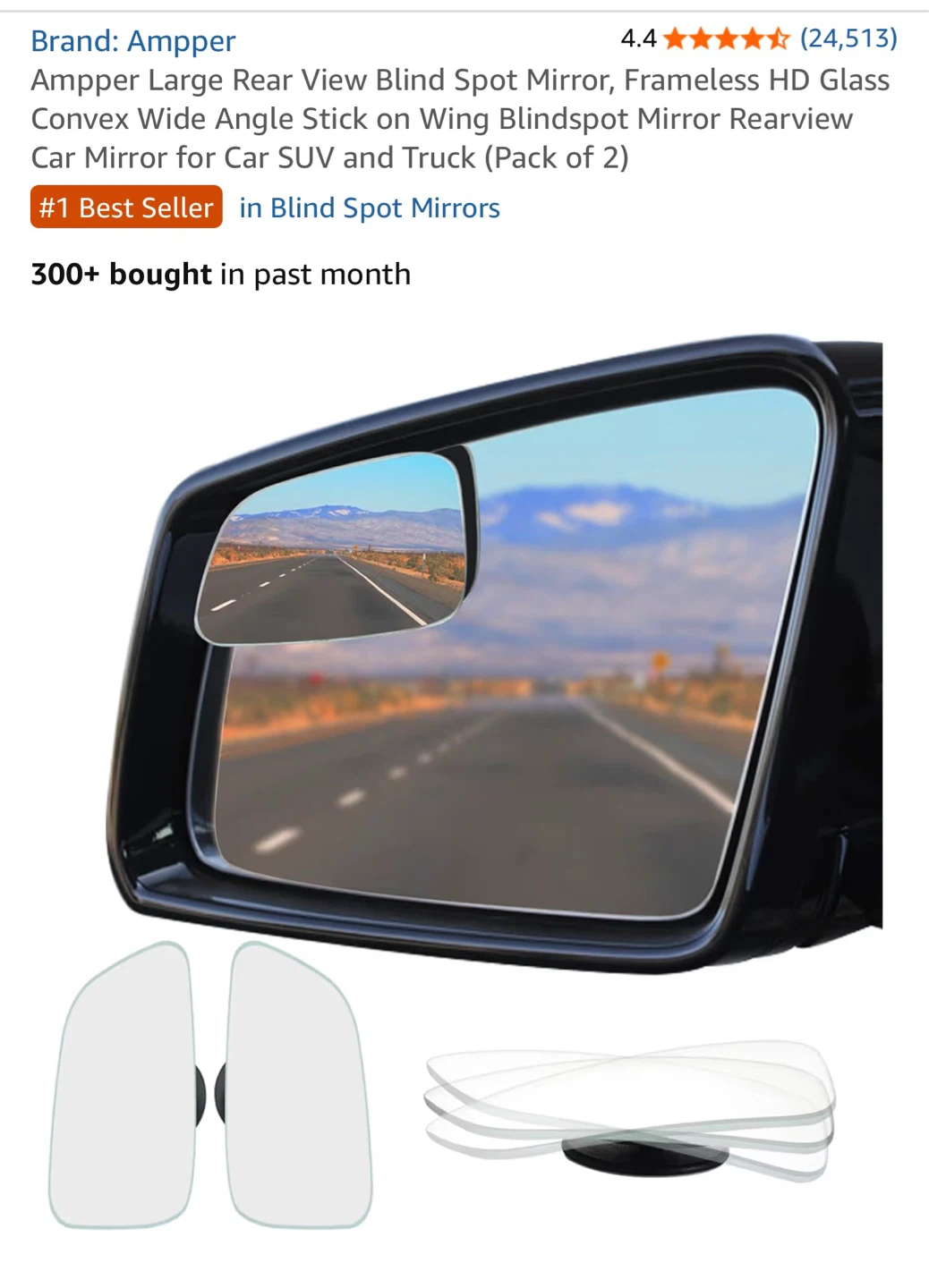 Brand New Blind Spot Mirrors (Pack of 2) - photo 3