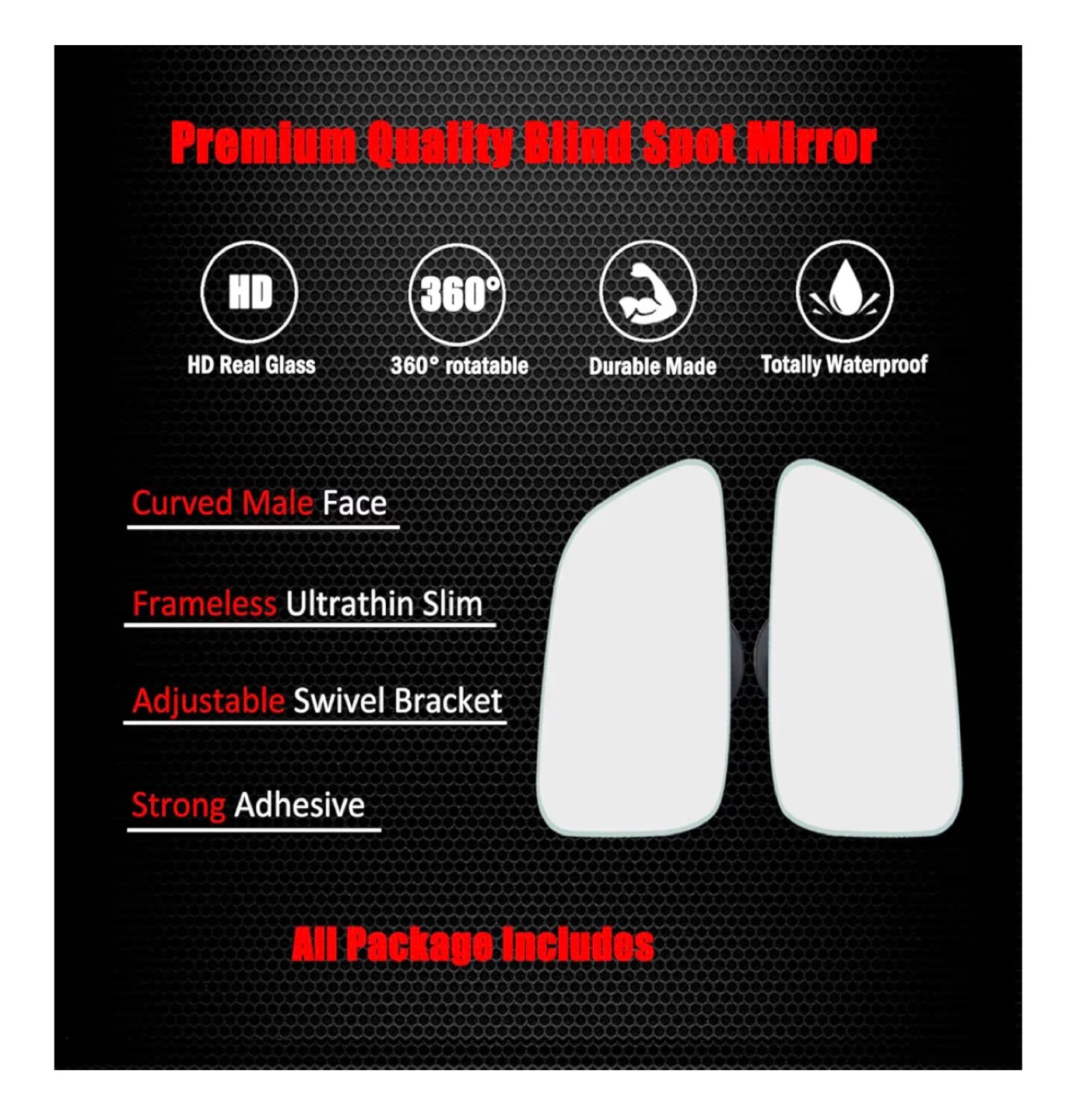 Brand New Blind Spot Mirrors (Pack of 2) - photo 4