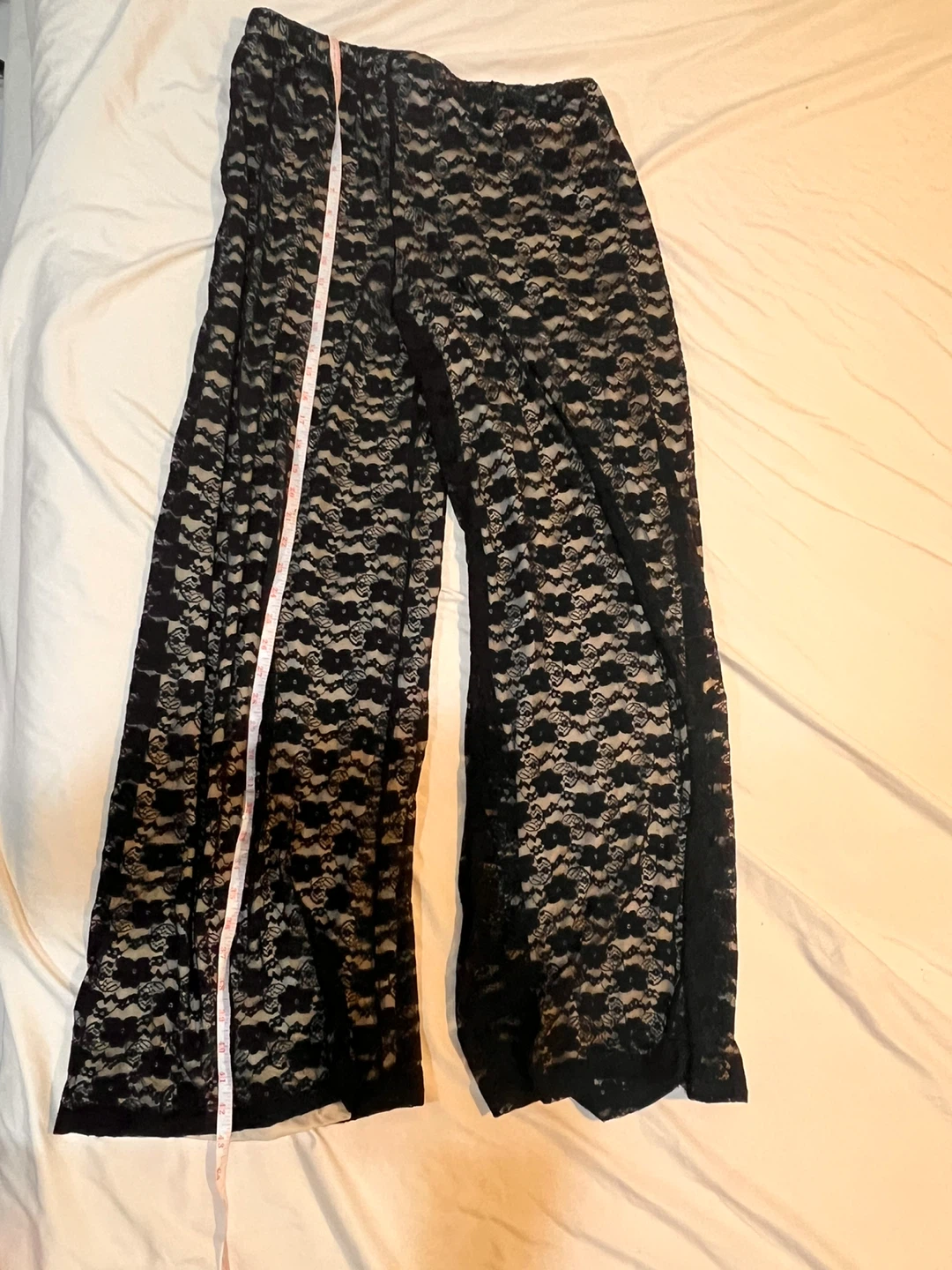 Black Lace Palazzo Pants - photo 2