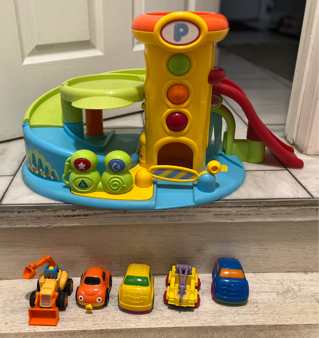Toy Car Garage Playset with Cars