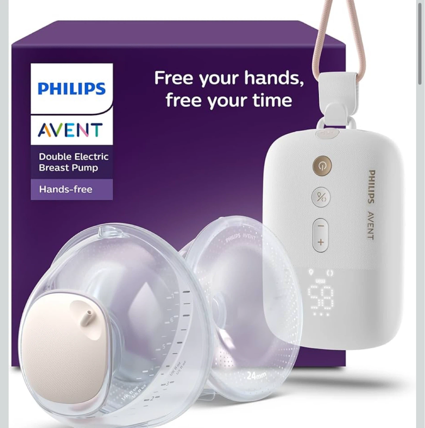 Philips Avent Double Electric Breast Pump - Hands-free