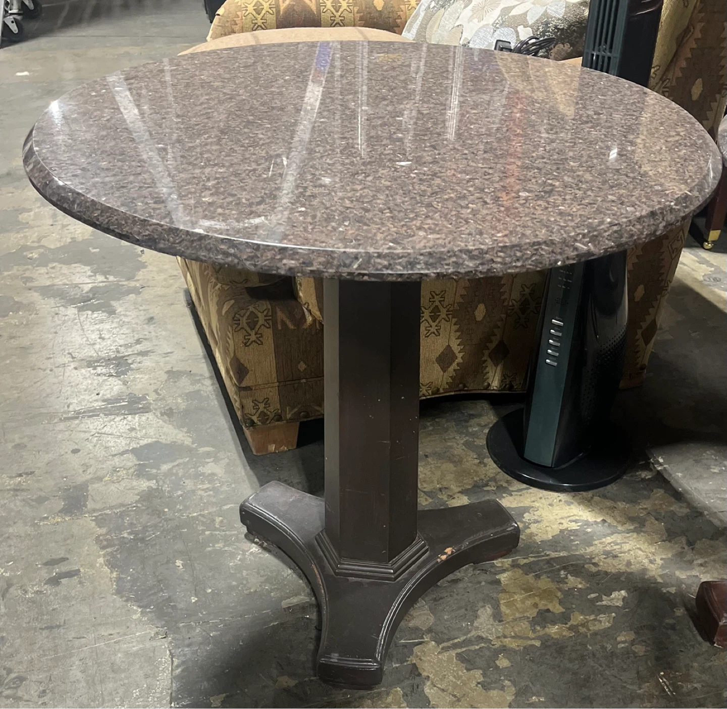 Brown Solid Marble Tables