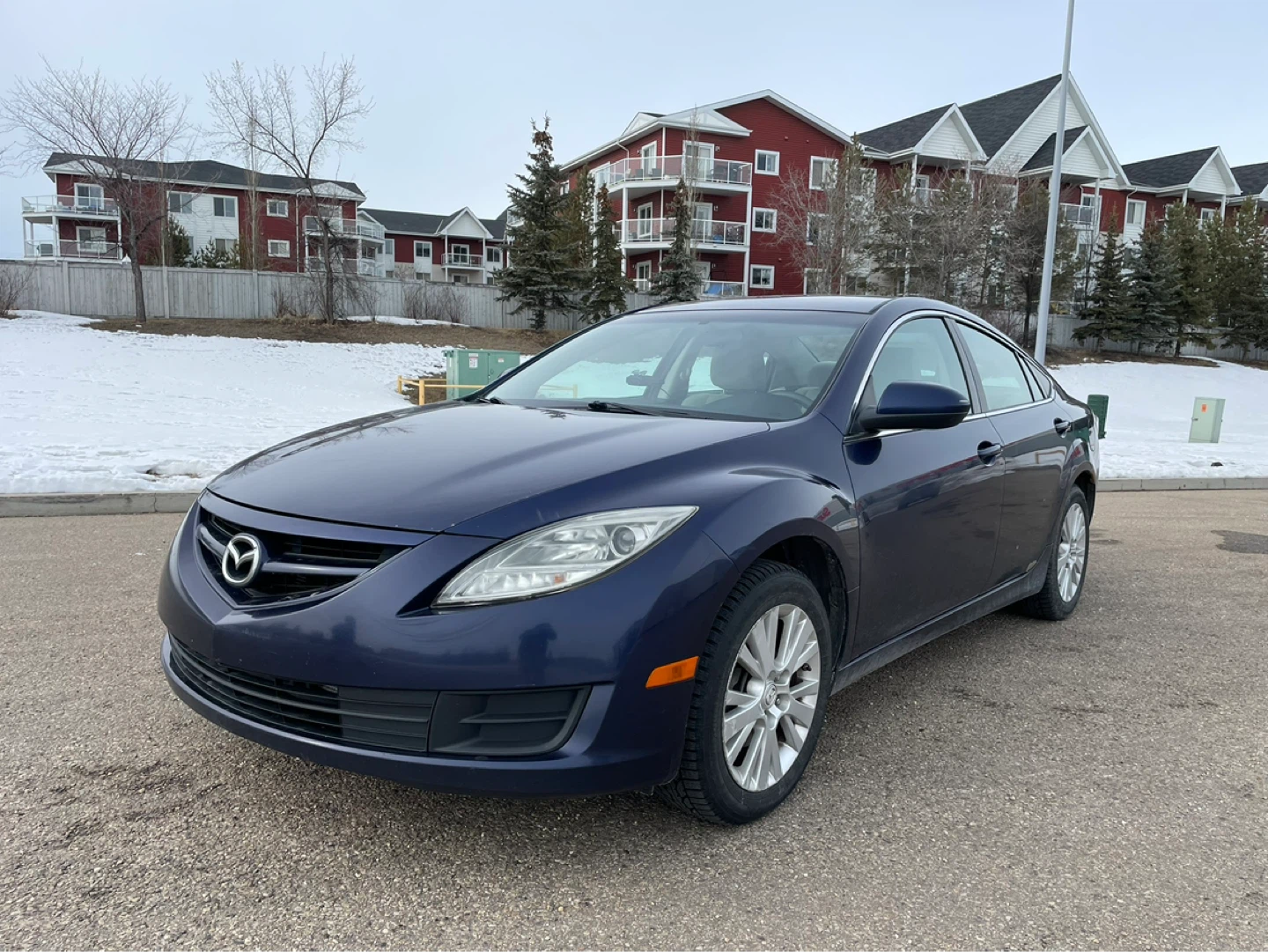 Blue Mazda 6 Sedan