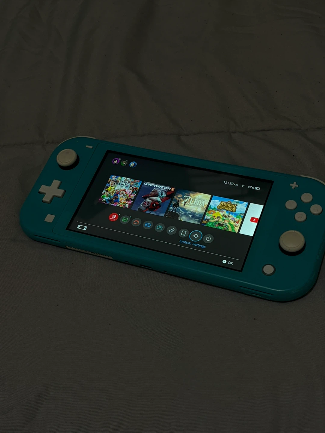 Nintendo Switch Lite Turquoise with Games & Case - photo 3