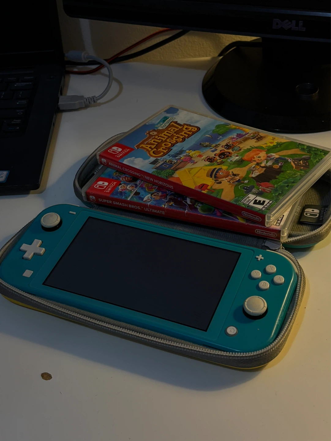Nintendo Switch Lite Turquoise with Games & Case