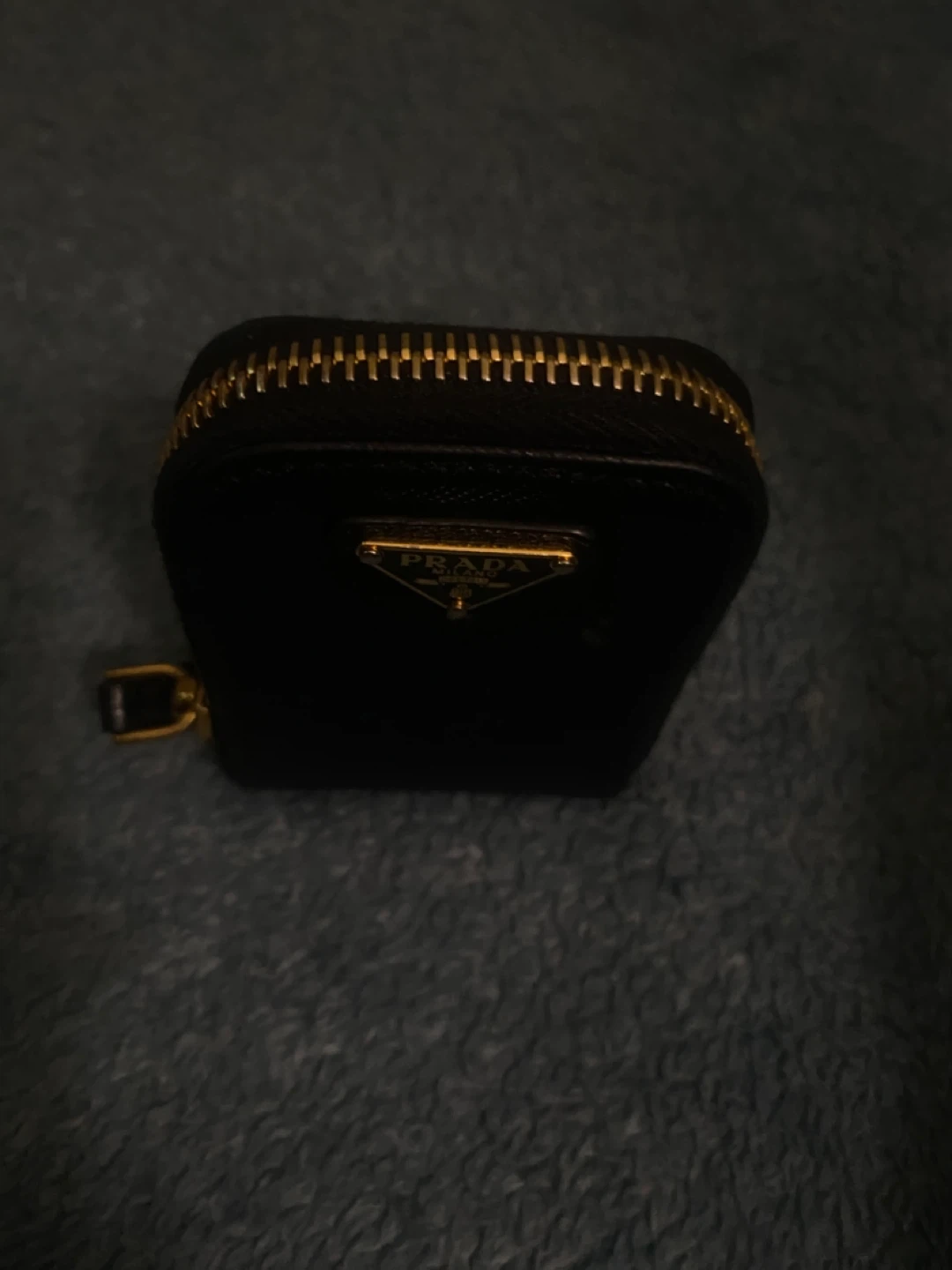 Prada Black Saffiano Leather Coin Pouch - photo 3