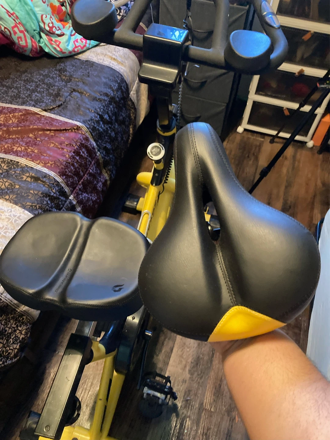 MAXKARE Yellow Spin Bike - photo 4